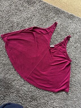 Intimately by Free People Flowy Scoop Tank Top - Berry SMALL